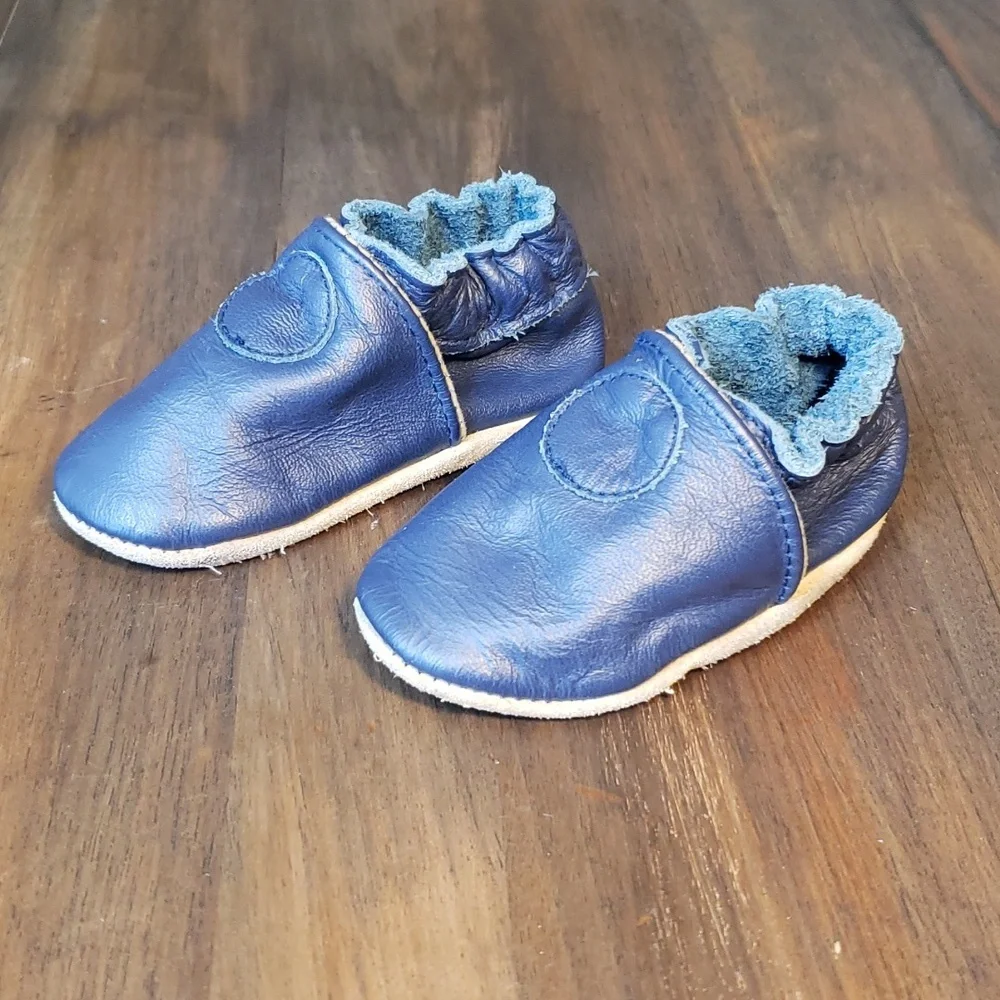 Robeez Leather Shoe Sz 0-6M